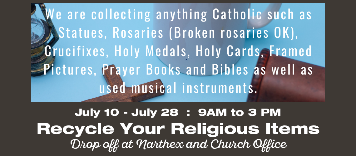 Recycling your Religious Items